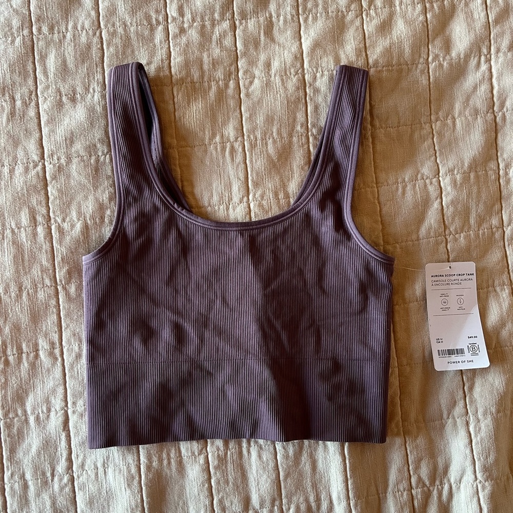 Athleta Aurora Scoop Crop Tank